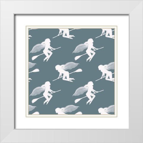 Harvest Moon Collection I White Modern Wood Framed Art Print with Double Matting by Popp, Grace