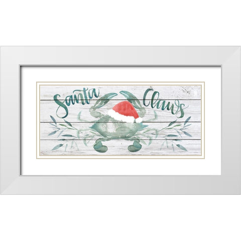 Tis the Seasun Collection D White Modern Wood Framed Art Print with Double Matting by Parker, Jennifer Paxton