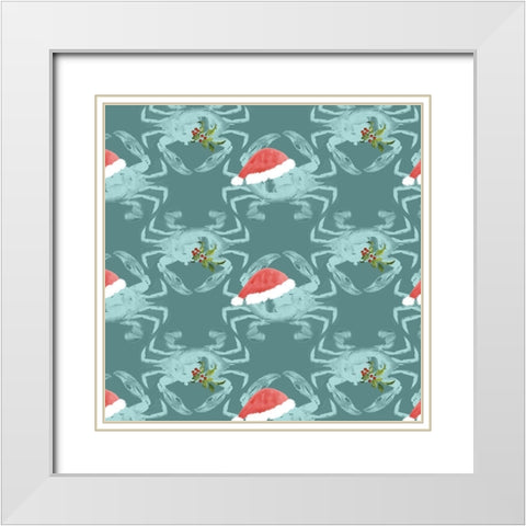 Tis the Seasun Collection I White Modern Wood Framed Art Print with Double Matting by Parker, Jennifer Paxton