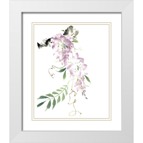 Circle of Love White Modern Wood Framed Art Print with Double Matting by Parker, Nan Rae