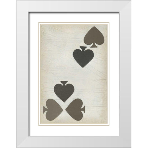 Fun and Games III White Modern Wood Framed Art Print with Double Matting by Vess, June Erica