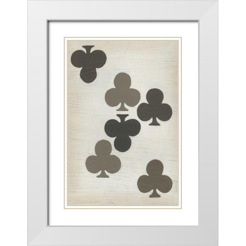 Fun and Games V White Modern Wood Framed Art Print with Double Matting by Vess, June Erica