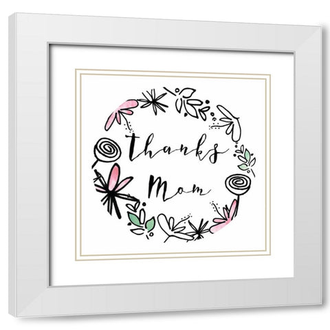 Got It From My Mama Collection C White Modern Wood Framed Art Print with Double Matting by Sizemore, Natalie