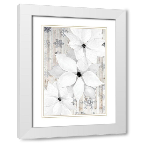 Sophisticated Christmas Collection F White Modern Wood Framed Art Print with Double Matting by Popp, Grace