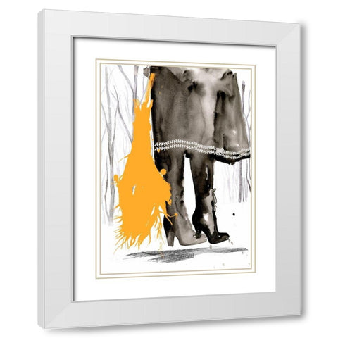 Witchy Mischief Collection B White Modern Wood Framed Art Print with Double Matting by Parker, Jennifer Paxton