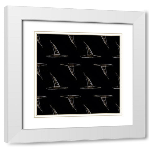 Witchy Mischief Collection G White Modern Wood Framed Art Print with Double Matting by Parker, Jennifer Paxton