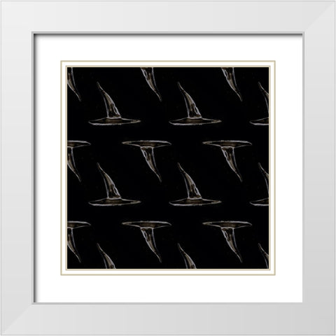 Witchy Mischief Collection G White Modern Wood Framed Art Print with Double Matting by Parker, Jennifer Paxton