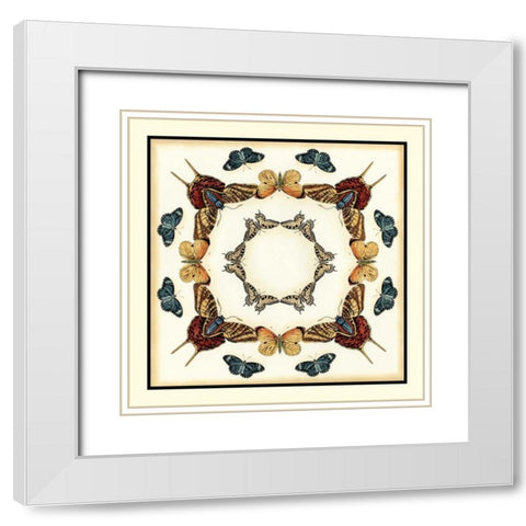 Butterfly Collector I White Modern Wood Framed Art Print with Double Matting by Zarris, Chariklia