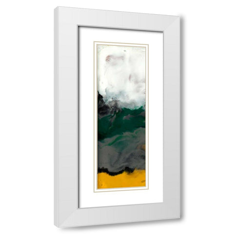 White Sky I White Modern Wood Framed Art Print with Double Matting by Goldberger, Jennifer