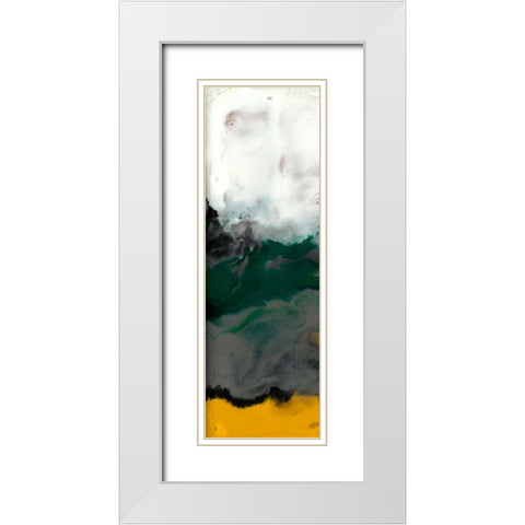 White Sky I White Modern Wood Framed Art Print with Double Matting by Goldberger, Jennifer