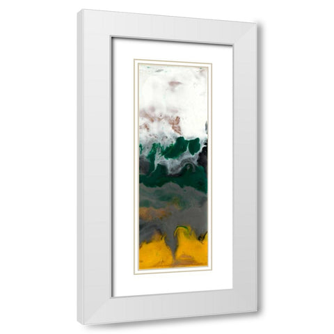 White Sky II White Modern Wood Framed Art Print with Double Matting by Goldberger, Jennifer