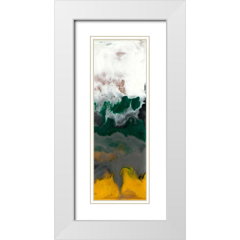 White Sky II White Modern Wood Framed Art Print with Double Matting by Goldberger, Jennifer