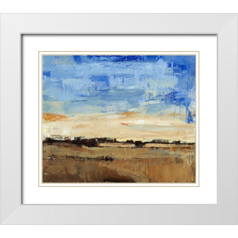 Open Range I White Modern Wood Framed Art Print with Double Matting by OToole, Tim