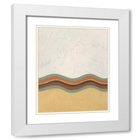 Demitasse III White Modern Wood Framed Art Print with Double Matting by Vess, June Erica
