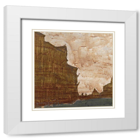 Venetian Holiday I White Modern Wood Framed Art Print with Double Matting by Ludwig, Alicia