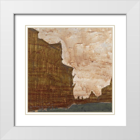 Venetian Holiday I White Modern Wood Framed Art Print with Double Matting by Ludwig, Alicia