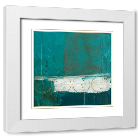 Seabound I White Modern Wood Framed Art Print with Double Matting by Vess, June Erica