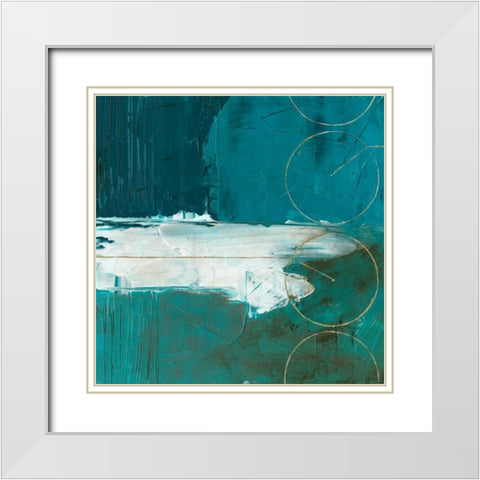 Seabound II White Modern Wood Framed Art Print with Double Matting by Vess, June Erica
