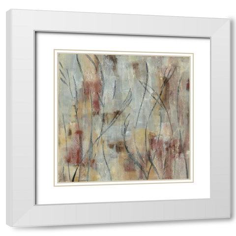 Autumn Harvest I White Modern Wood Framed Art Print with Double Matting by Vision Studio