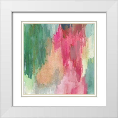 Laughter IV White Modern Wood Framed Art Print with Double Matting by Choate, Lisa