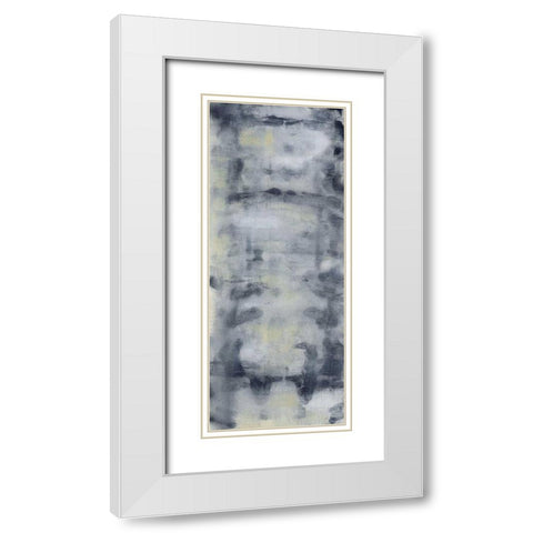 Imprint I White Modern Wood Framed Art Print with Double Matting by Goldberger, Jennifer