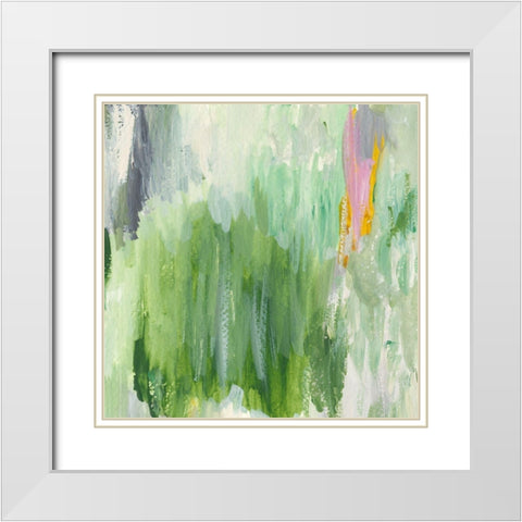 Promise II White Modern Wood Framed Art Print with Double Matting by Choate, Lisa