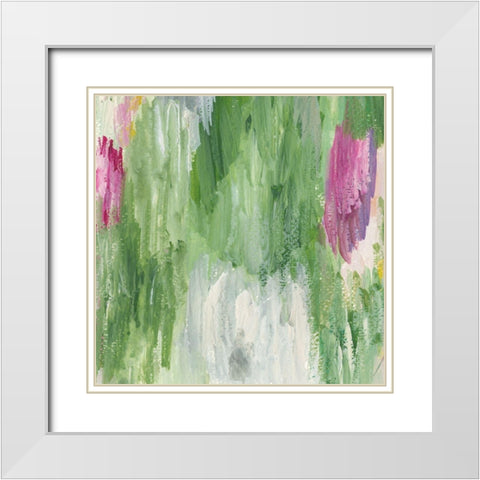 Promise III White Modern Wood Framed Art Print with Double Matting by Choate, Lisa