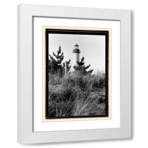 Cape May Afternoon I White Modern Wood Framed Art Print with Double Matting by DeNardo, Laura