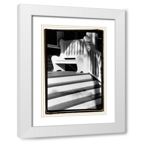 Cape May Afternoon III White Modern Wood Framed Art Print with Double Matting by DeNardo, Laura