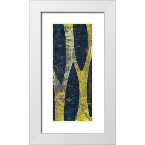 Exclusion II White Modern Wood Framed Art Print with Double Matting by Goldberger, Jennifer