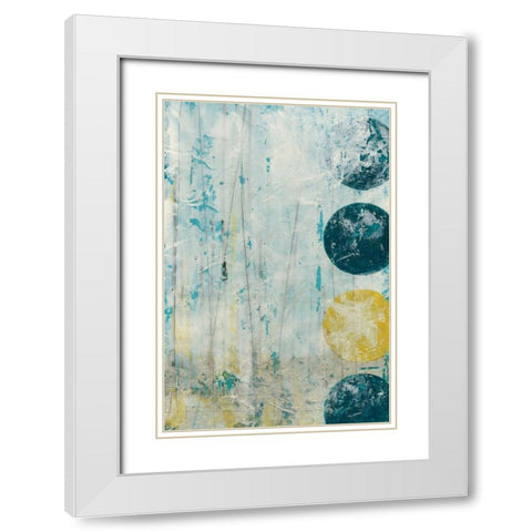 Phase Shift II White Modern Wood Framed Art Print with Double Matting by Vess, June Erica
