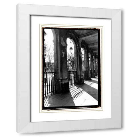 Parisian Archways II White Modern Wood Framed Art Print with Double Matting by DeNardo, Laura