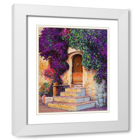 Le Grange White Modern Wood Framed Art Print with Double Matting by Swanson, Michael