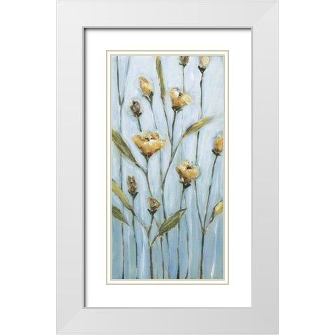 Stepping Out White Modern Wood Framed Art Print with Double Matting by Long, Christina
