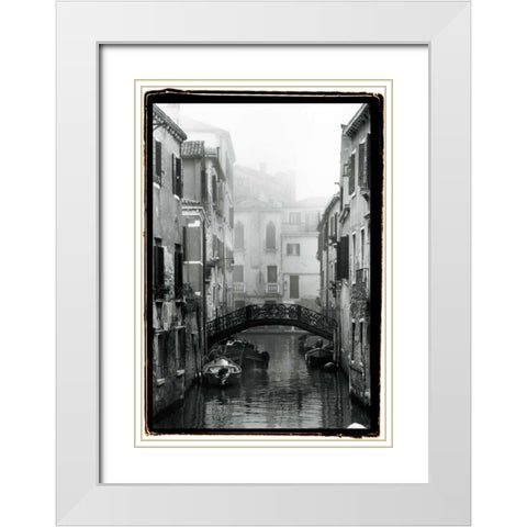 Waterways of Venice II White Modern Wood Framed Art Print with Double Matting by DeNardo, Laura