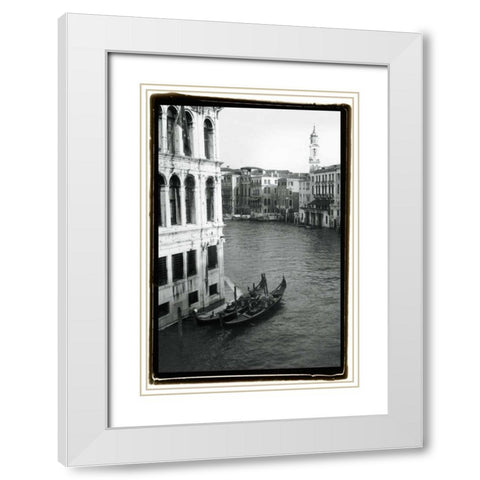 Waterways of Venice VI White Modern Wood Framed Art Print with Double Matting by DeNardo, Laura