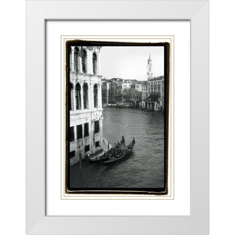 Waterways of Venice VI White Modern Wood Framed Art Print with Double Matting by DeNardo, Laura