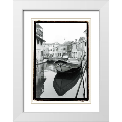 Waterways of Venice VIII White Modern Wood Framed Art Print with Double Matting by DeNardo, Laura
