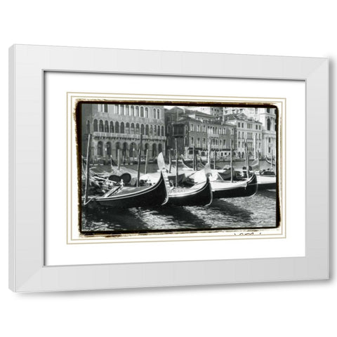 Waterways of Venice X White Modern Wood Framed Art Print with Double Matting by DeNardo, Laura