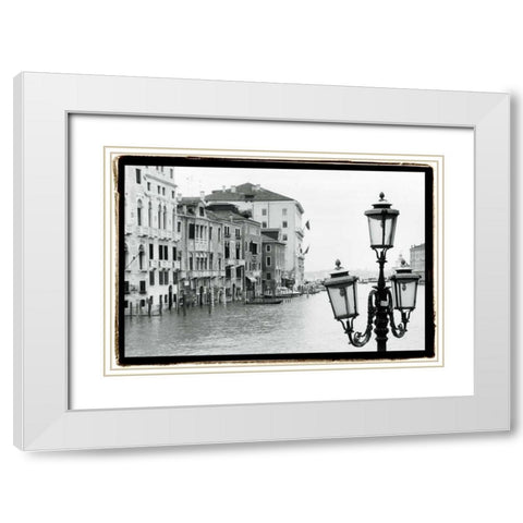 Waterways of Venice XI White Modern Wood Framed Art Print with Double Matting by DeNardo, Laura