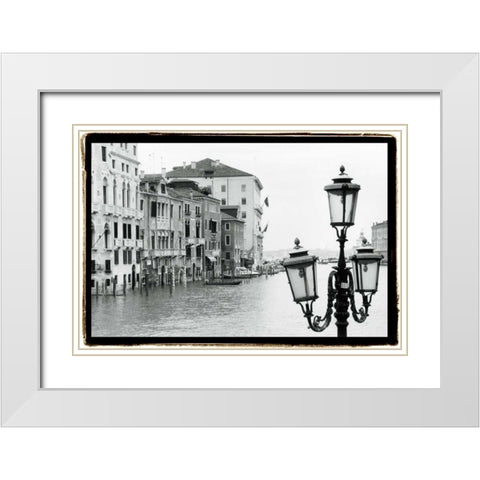 Waterways of Venice XI White Modern Wood Framed Art Print with Double Matting by DeNardo, Laura