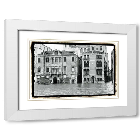 Waterways of Venice XVI White Modern Wood Framed Art Print with Double Matting by DeNardo, Laura