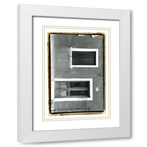 The Doors of Venice VIII White Modern Wood Framed Art Print with Double Matting by DeNardo, Laura