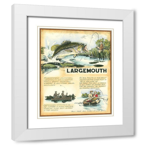 Large Mouth White Modern Wood Framed Art Print with Double Matting by Settle, Robert