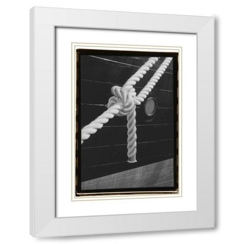 Secure Harbor White Modern Wood Framed Art Print with Double Matting by DeNardo, Laura