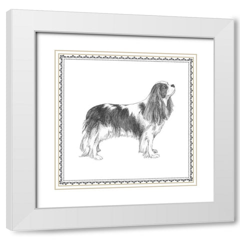 Best in Show IV White Modern Wood Framed Art Print with Double Matting by Meagher, Megan