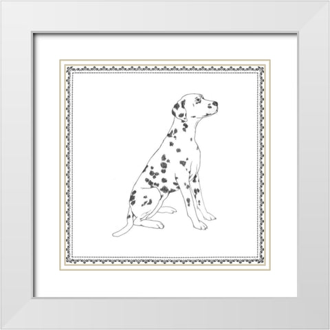 Best in Show V White Modern Wood Framed Art Print with Double Matting by Meagher, Megan