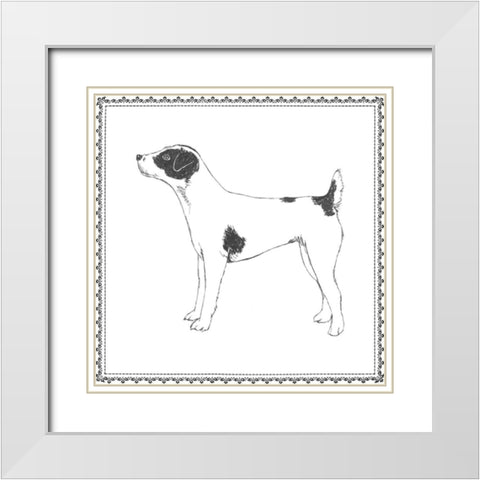 Best in Show VI White Modern Wood Framed Art Print with Double Matting by Meagher, Megan