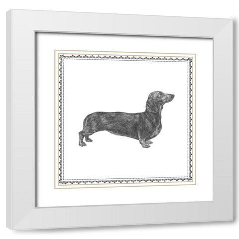Best in Show X White Modern Wood Framed Art Print with Double Matting by Meagher, Megan