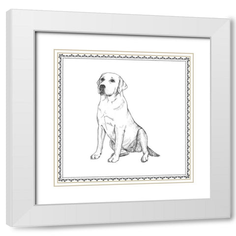 Best in Show XII White Modern Wood Framed Art Print with Double Matting by Meagher, Megan